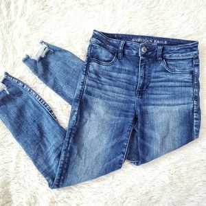 《AEO》NE(X)T Level Stretch Hi-Rise Cropped Jeggings